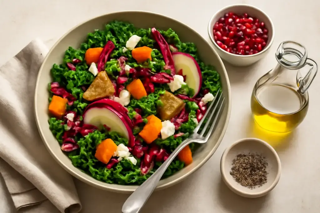Insalate invernali ricche di gusto: il trucco per un contrasto di sapori senza esagerare con i condimenti