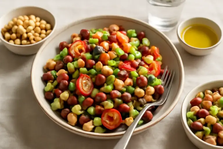 Insalate di legumi freddi: la combinazione di ingredienti che favorisce sazietà e benessere intestinale